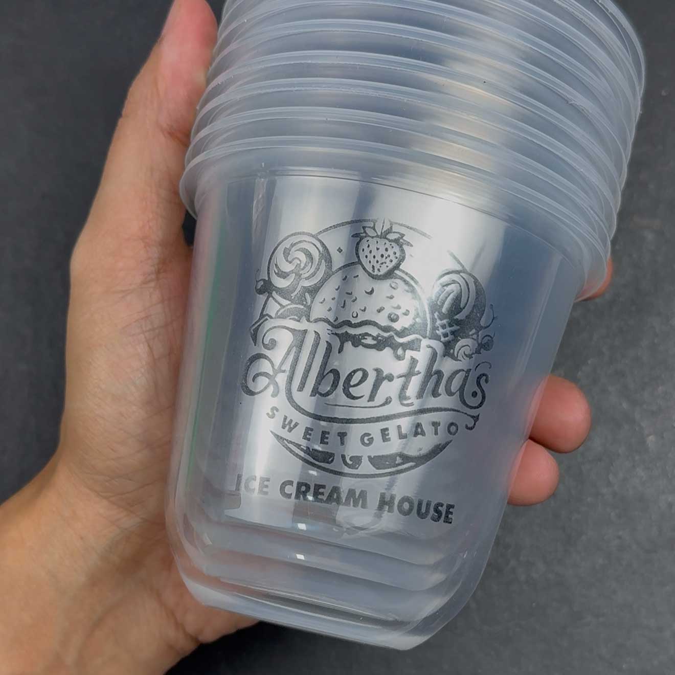 Logo Stamp For Plastic and Glossy Type Surfaces