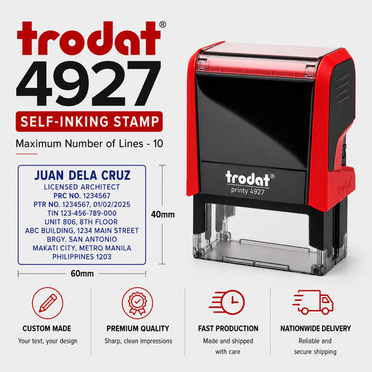 Trodat Printy 4927 Self-Inking Stamp (60×40 mm)